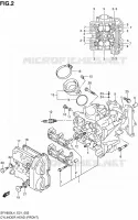 CYLINDER HEAD (AVT) for Suzuki GLADIUS 650 2014