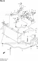 RADIATOR HOSE (SFV650L4 E21) for Suzuki GLADIUS 650 2014