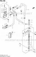 REAR MASTER CYLINDER (SFV650AL4 E21) for Suzuki GLADIUS 650 2014