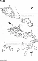 SPEEDOMETER (SFV650UAL4 E21) for Suzuki GLADIUS 650 2014