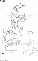 BATTERY BOX   TOOLS (SFV650AL4 E21) for Suzuki GLADIUS 650 2014
