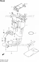 BATTERY BOX   TOOLS (SFV650UAL4 E21) for Suzuki GLADIUS 650 2014