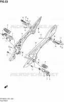 FOOTREST for Suzuki GLADIUS 650 2014