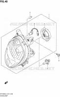 HEADLIGHT for Suzuki GLADIUS 650 2014