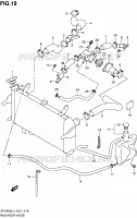 RADIATOR HOSE (SFV650L4 E21) for Suzuki GLADIUS 650 2014