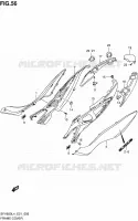 REAR FAIRING for Suzuki GLADIUS 650 2014