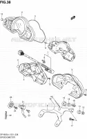 SPEEDOMETER (SFV650AL4 E21) for Suzuki GLADIUS 650 2014