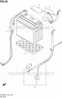 BATTERY for Suzuki GLADIUS 650 2014