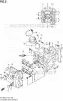 CYLINDER HEAD (AVT) for Suzuki GLADIUS 650 2014