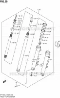 FRONT FORK for Suzuki GLADIUS 650 2014