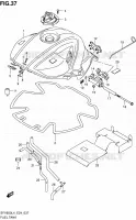 FUEL TANK for Suzuki GLADIUS 650 2014
