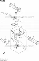 HANDGRIPS   LEVERS  for Suzuki GLADIUS 650 2014