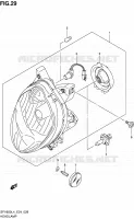 HEADLIGHT for Suzuki GLADIUS 650 2014