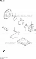 OIL PUMP for Suzuki GLADIUS 650 2014