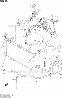 RADIATOR HOSE for Suzuki GLADIUS 650 2014