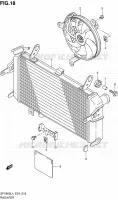 RADIATOR for Suzuki GLADIUS 650 2014