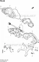SPEEDOMETER for Suzuki GLADIUS 650 2014