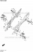 FOOTREST for Suzuki GLADIUS 650 2015