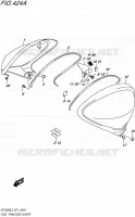 FUEL TANK SIDE COVER for Suzuki GLADIUS 650 2015