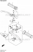HANDGRIPS   LEVERS  for Suzuki GLADIUS 650 2015