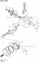 CRANKSHAFT for Suzuki SV 650 2017