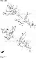 FOOTREST for Suzuki SV 650 2017