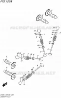 CAMSHAFT   VALVES for Suzuki SV 650 2017