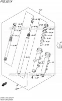 FRONT FORK for Suzuki SV 650 2017