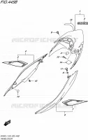 REAR FAIRING (YSF,YVZ,YWW) for Suzuki SV 650 2017