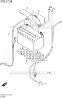 BATTERY for Suzuki SV 650 2017