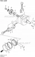 CRANKSHAFT for Suzuki SV 650 2017