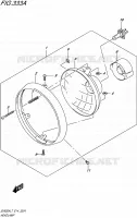 HEADLIGHT for Suzuki SV 650 2017