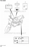 LABEL for Suzuki SV 650 2017