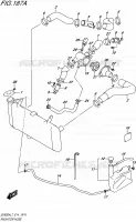 RADIATOR HOSE for Suzuki SV 650 2017
