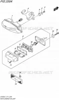 TAIL LIGHT ASSY for Suzuki SV 650 2017