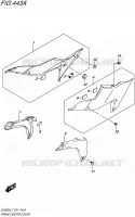 CENTRAL FAIRING for Suzuki SV 650 2017