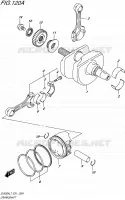 CRANKSHAFT for Suzuki SV 650 2017
