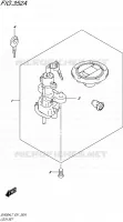 LOCK SET for Suzuki SV 650 2017