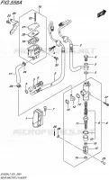 REAR MASTER CYLINDER for Suzuki SV 650 2017