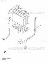 BATTERY for Suzuki SV-S 650 2011