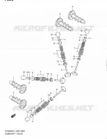 CAMSHAFT   VALVES for Suzuki SV-S 650 2011