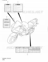 LABEL for Suzuki SV-S 650 2011