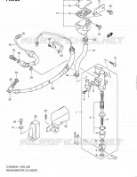 REAR MASTER CYLINDER for Suzuki SV-S 650 2011