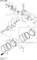 CRANKSHAFT for Suzuki SV 650 2014