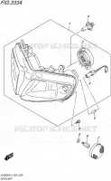HEADLIGHT for Suzuki SV 650 2014