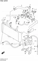 RADIATOR HOSE for Suzuki SV 650 2014