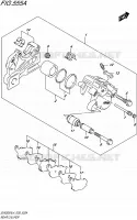 REAR CALIPER for Suzuki SV 650 2014
