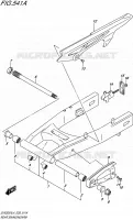 SWINGARM for Suzuki SV 650 2014