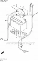 BATTERY for Suzuki SV 650 2017