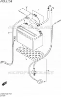 BATTERY for Suzuki SV 650 2017